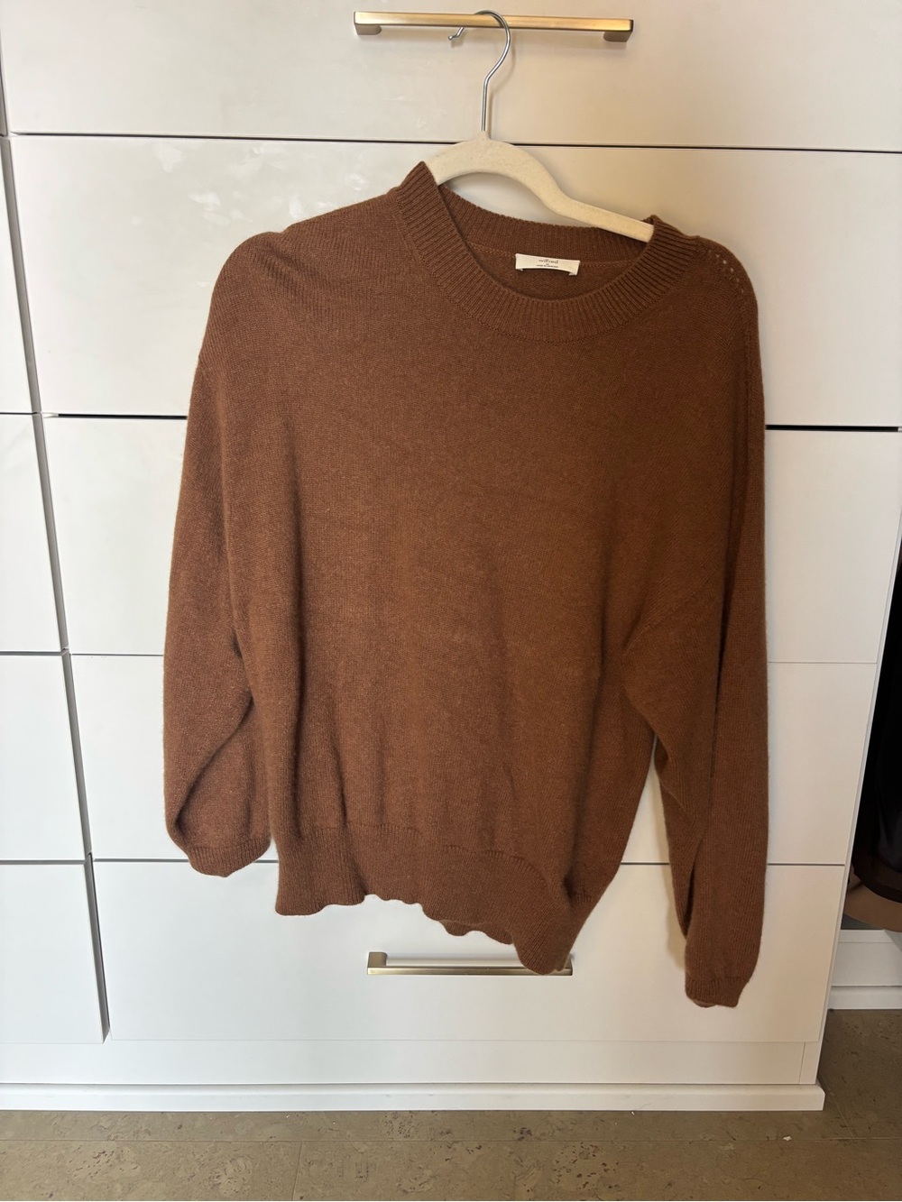 Aritizia Cashmere Cognac Sweater
